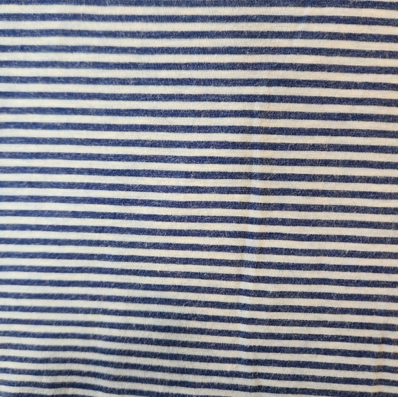 Blue Striped Cotton/Silk Peter Millar Polo Shirt Size XL - Picture 6 of 6